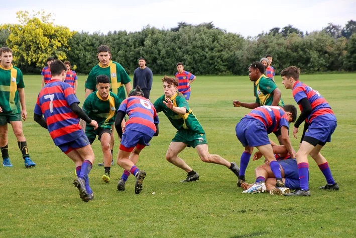 St Peter's College (Palmerston North) First XV 2026: proud green and gold grafting through a Manawatū season