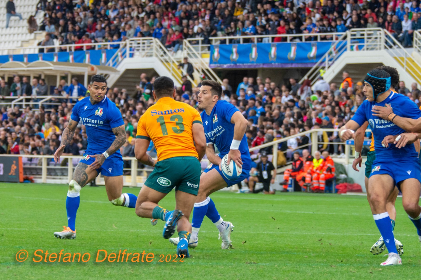 Four cards, eleven men, one famous win: Wallabies hold off the Springboks 42-38